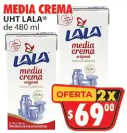 Casa Ley lala media crema original oferta