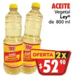 Casa Ley Aceite Vegetal Ley oferta