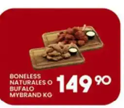 Alsuper Mybrand boneless naturales o buffalo oferta
