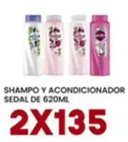 Alsuper Sedal Shampoo y Acondicionador oferta