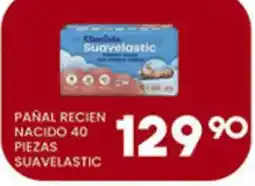 Alsuper Pañal recien nacido 40 piezas suavelastic oferta