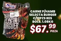 Guajardo selecta carne p/hamb burger oferta