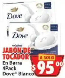 Casa Ley Dove jabon de tocador oferta