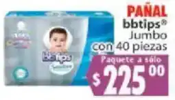 Casa Ley Pañal bbtips Jumbo oferta