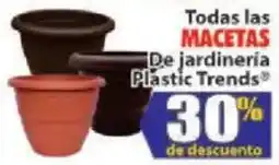 Casa Ley Plastic Trends macetas oferta