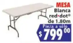 Casa Ley red-dot® Mesa Blanca oferta