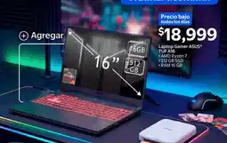 Walmart Asus Laptop Gamer TUF A16 oferta