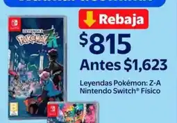Walmart Leyendas Pokémon: Z-A Nintendo Switch Físico oferta