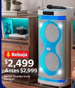 Walmart Daewoo Bocina Thunder Snow oferta