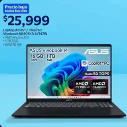 Walmart asus vivobook 14 oferta