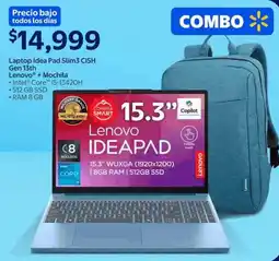 Walmart Lenovo Ideapad oferta