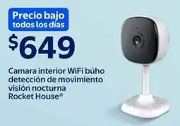 Walmart Rocket House Camara interior WiFi búho oferta
