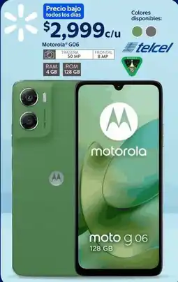 Walmart motorola moto g 06 oferta