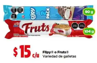 Filpy o Fruts Variedad de galletas
