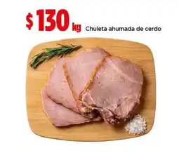 Bodega Aurrerá Chuleta ahumada de cerdo oferta