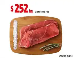 Bodega Aurrerá Bistec de res oferta