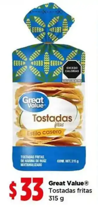 Great Value Tostadas fritas