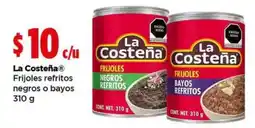 Bodega Aurrerá La Costeña frijoles negros o bayos refritos oferta