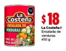 Bodega Aurrerá La Costeña ensalada de verduras oferta