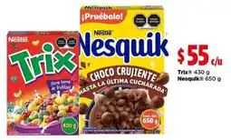 Bodega Aurrerá Nestle Trix Nesquik oferta