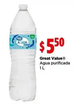 Bodega Aurrerá Great Value Agua purificada oferta