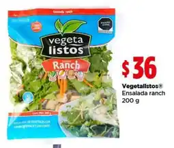Bodega Aurrerá vegetalistos ensalada ranch oferta
