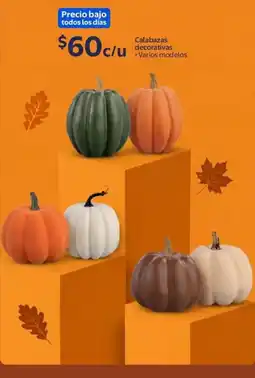 Walmart Calabazas decorativas oferta