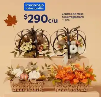 Centros de mesa con arreglo floral