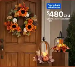 Walmart Corona o farol con luz LED oferta