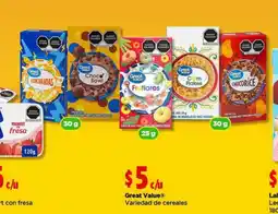Bodega Aurrerá Great Value Variedad de cereales oferta
