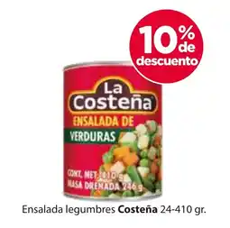 Zorro La Costeña ensalada de verduras oferta