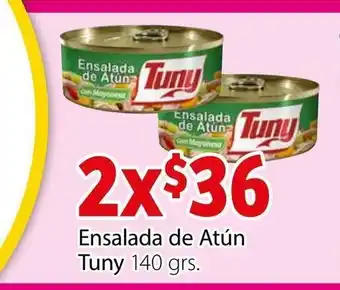 Soriana Express Ensalada de Atun Tuny 140grs oferta
