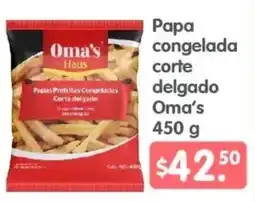 Arteli Oma's Haus Papas Prefritas Congeladas Corte delgado oferta