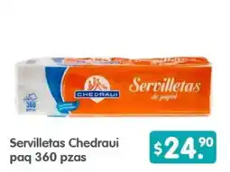 Arteli Chedraui servilletas de papel oferta