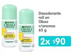 Arteli Garnier Obao Desodorante roll on v/aromas oferta