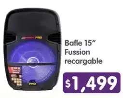 Arteli Bafle 15" Fussion recargable oferta