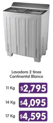 Arteli Continental Lavadora 2 tinas oferta
