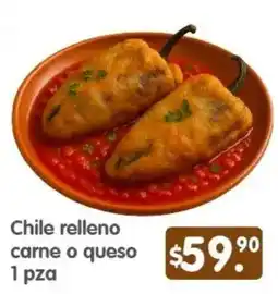 Arteli Chile relleno carne o queso oferta