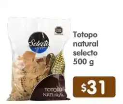 Arteli selecto totopo natural oferta