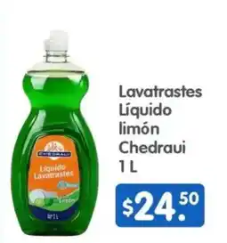 Arteli Chedraui Lavatrestes Líquido limón oferta