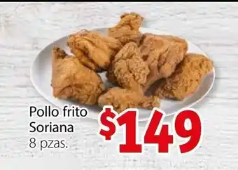 Pollo Frito Soriana 8 pzas