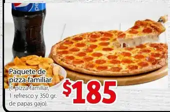 Soriana Express Paquete de pizza familiar oferta
