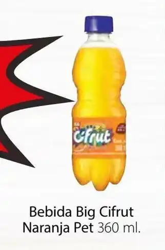 Bebida Big Cifrut Naranja Pet 360 ml
