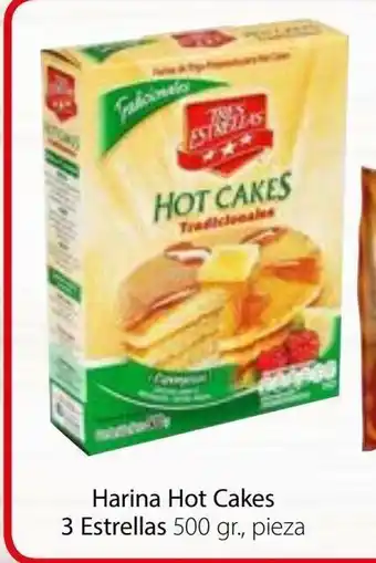Harina Hot Cakes 3 Estrellas 500gr pieza