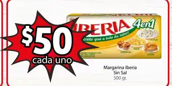 Margarina Iberia Sin Sal 500gr