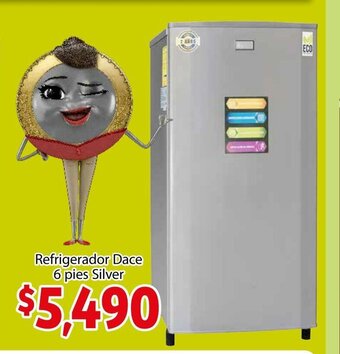 Refrigerador Dace 6 Pies Silver