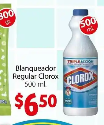 Soriana Express Blanqueador Regular Clorox 500 ml oferta