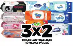 Merco Todas las toallitas húmedas p/bebé oferta