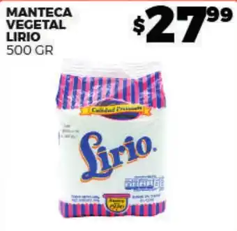 Lirio Manteca Vegetal