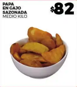 Merco papa en gajo sazonada oferta